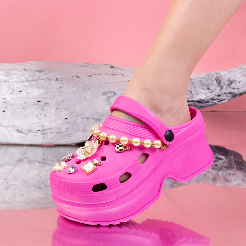 Papuci dama Trisa - Pink