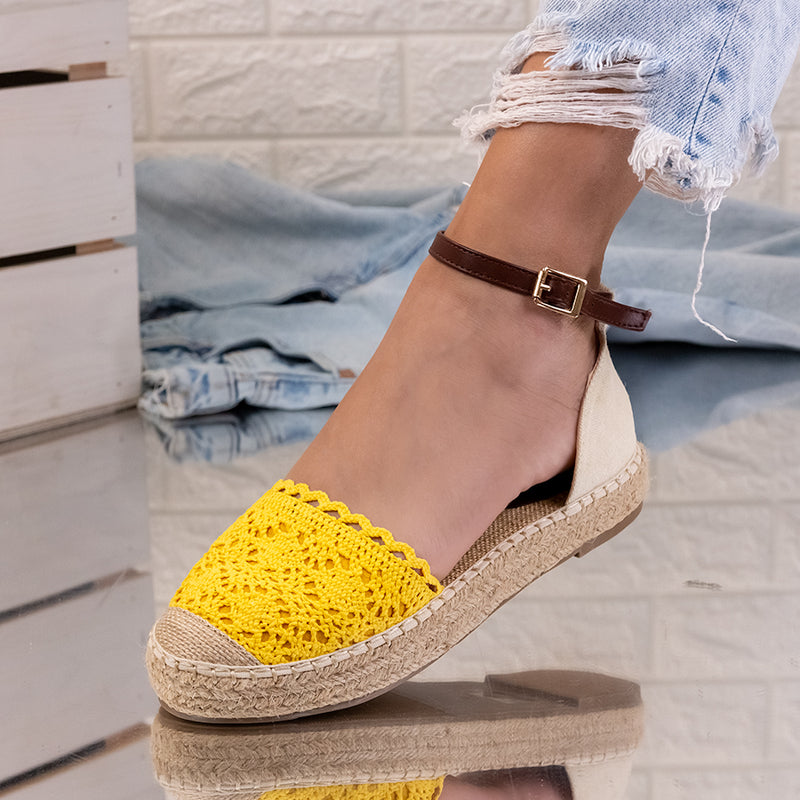Espadrile dama Iloria - Yellow