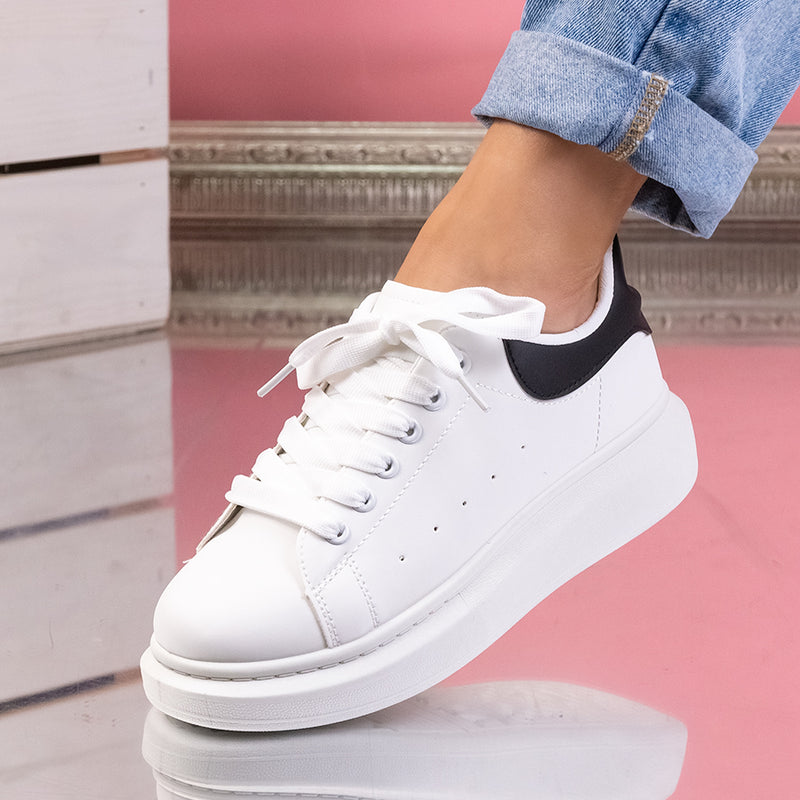 Pantofi sport Dayana - White/Black