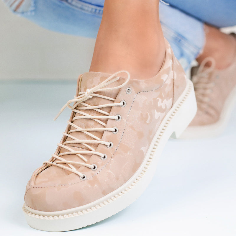 Pantofi casual Aria - Beige