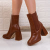 Botine dama Ximena - Camel