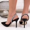 Pantofi dama cu toc Liana - Black