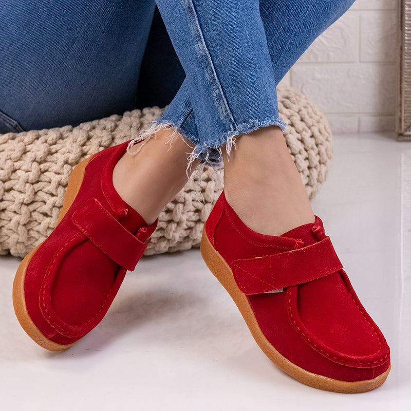 Mocasini dama Briana - Red