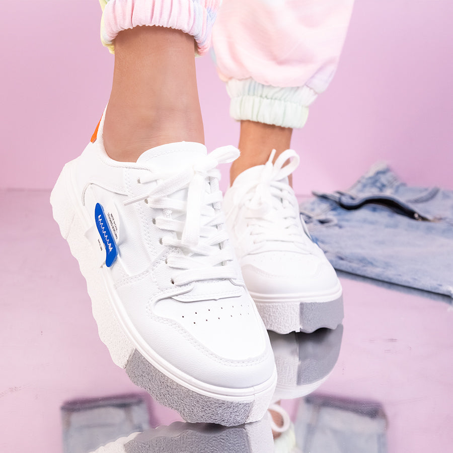 Pantofi sport Magda - White/Blue