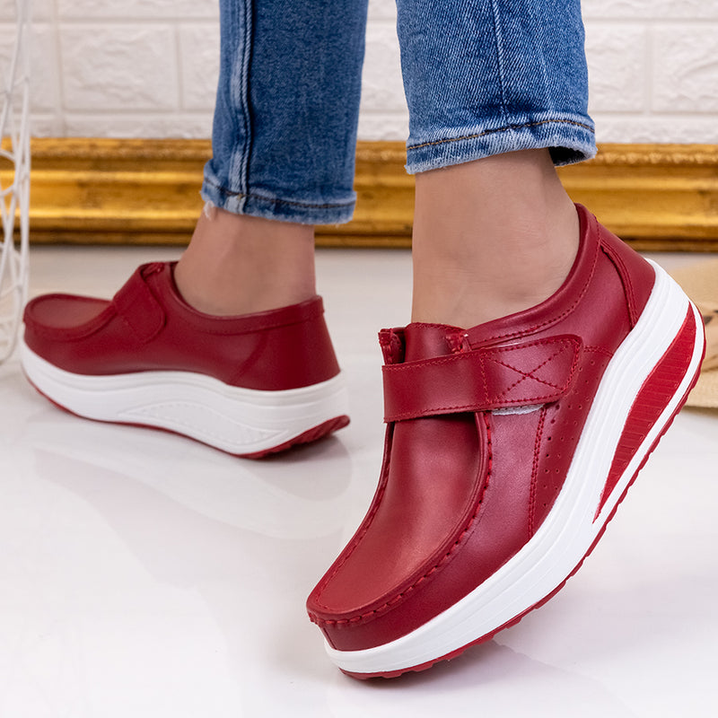 Mocasini dama Penny - Red