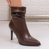 Botine dama Emily - Coffee