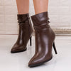 Botine dama Emily - Coffee