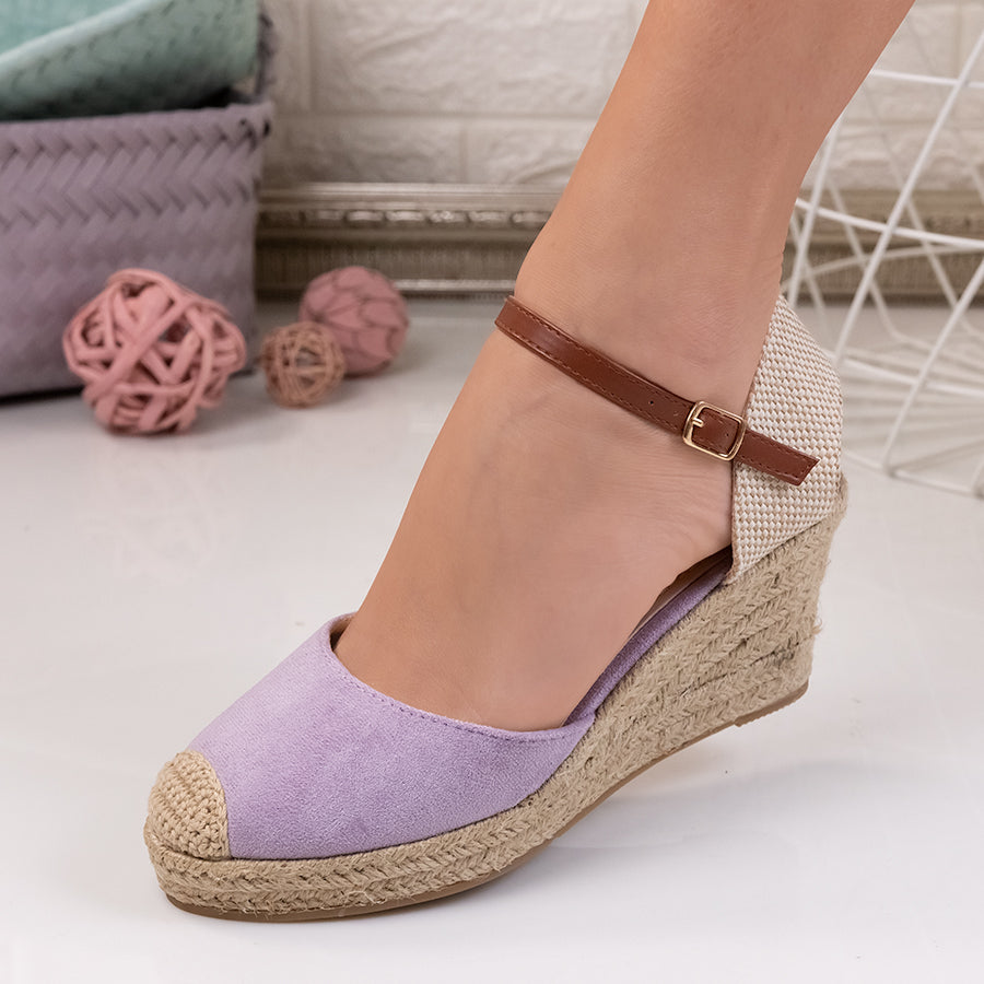 Sandale dama cu platforma Limana - Purple
