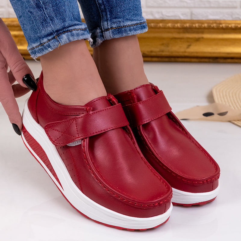 Mocasini dama Penny - Red