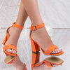 Sandale cu toc Galya - Orange