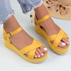 Sandale dama cu platforma Lexy - Yellow