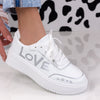 Pantofi sport Benita - White/Silver