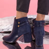 Botine dama Makrina - Navy