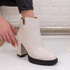 Botine dama Rayna - Beige