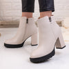 Botine dama Rayna - Beige