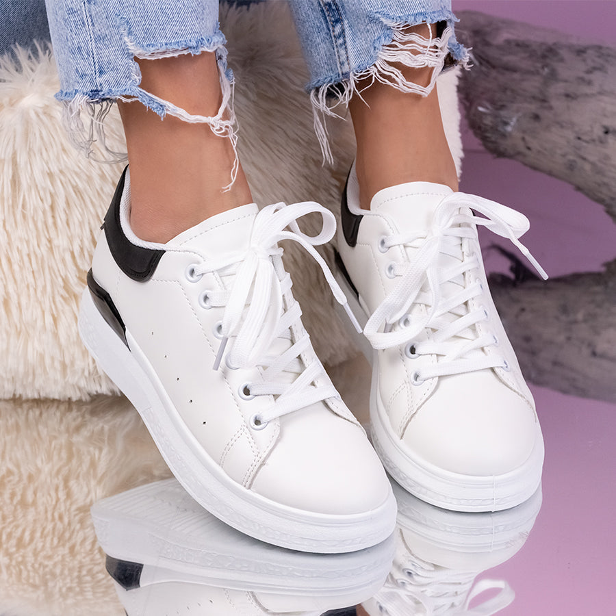 Pantofi sport Verra - White/Black