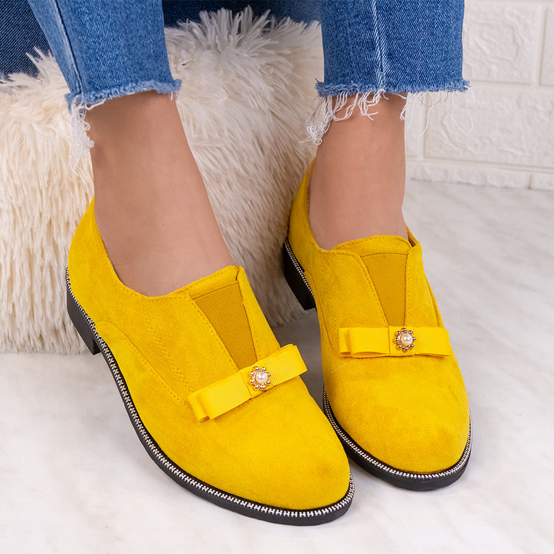 Pantofi dama Erika - Yellow
