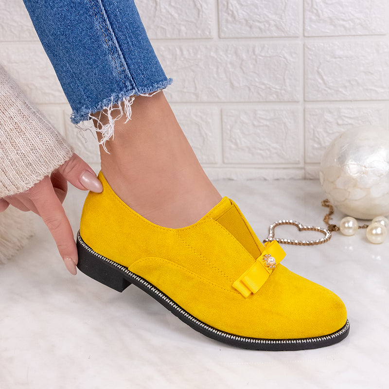 Pantofi dama Erika - Yellow