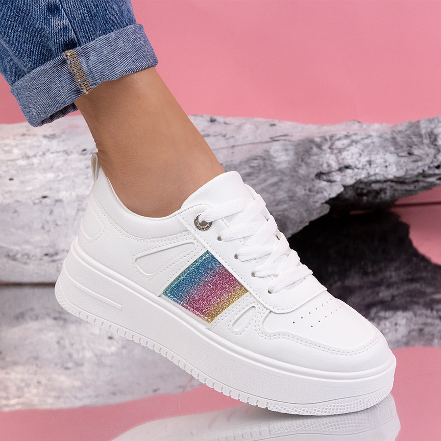 Pantofi sport Omara - White/Colour
