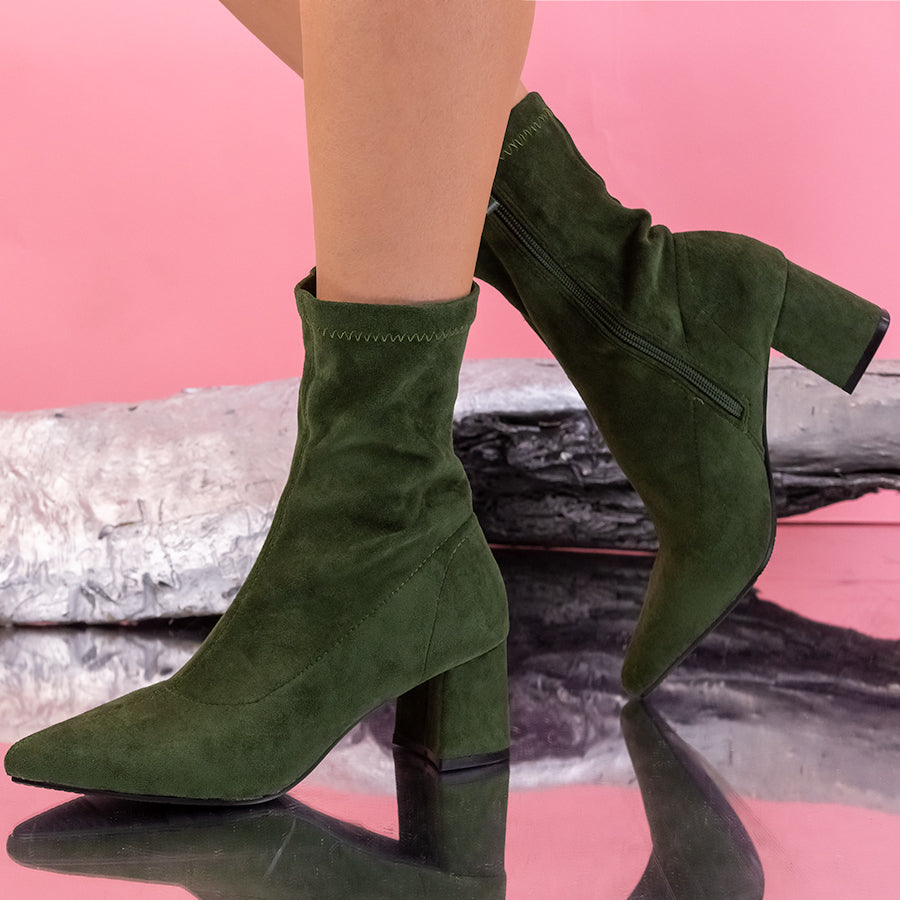 Botine dama Atina - Green