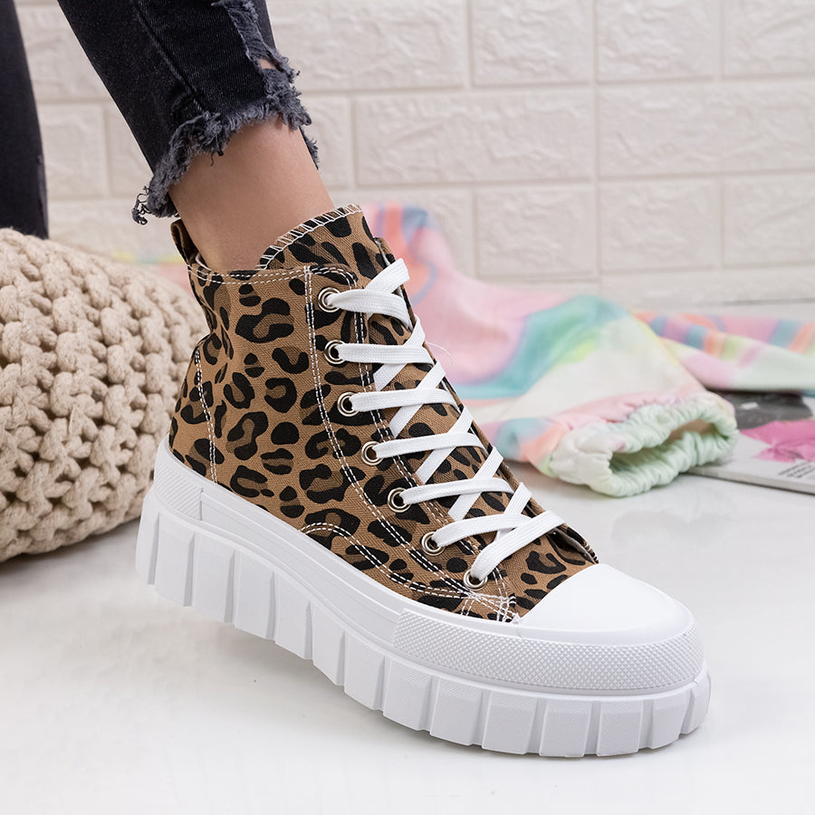 Pantofi sport Shayen - Leopard