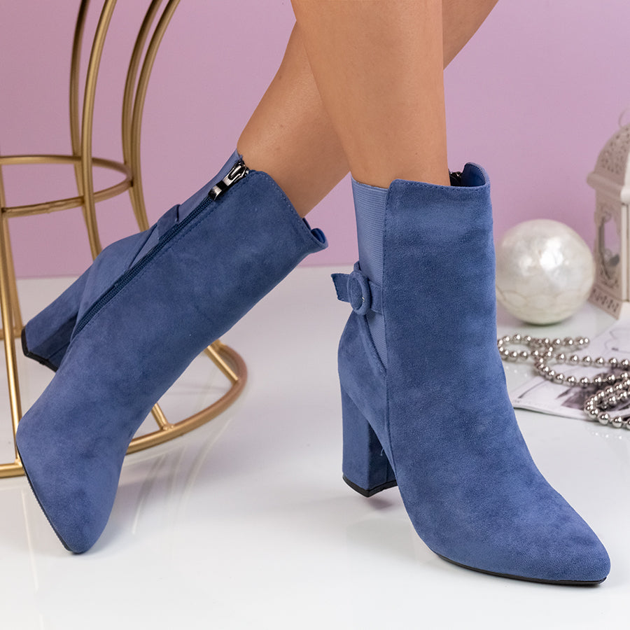 Botine dama Odaya - Navy