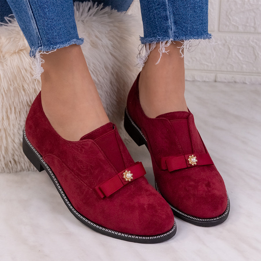 Pantofi dama Erika - Maroon