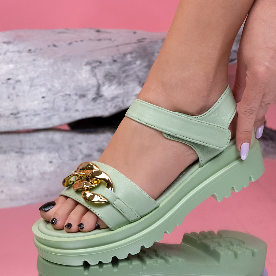 Sandale dama Versai - Green