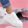 Pantofi sport Sanya - White/Red