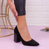 Pantofi dama cu toc Arela - Black