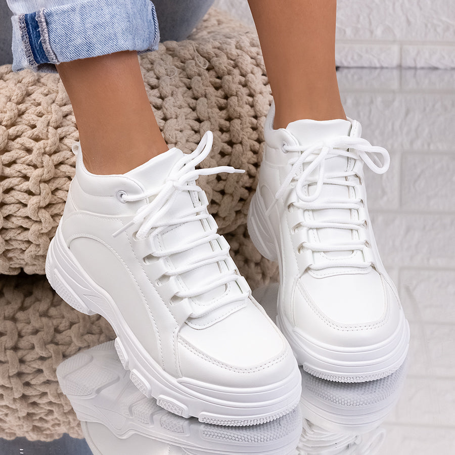 Pantofi sport Stasia - White