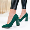 Pantofi dama cu toc Dolly - Green
