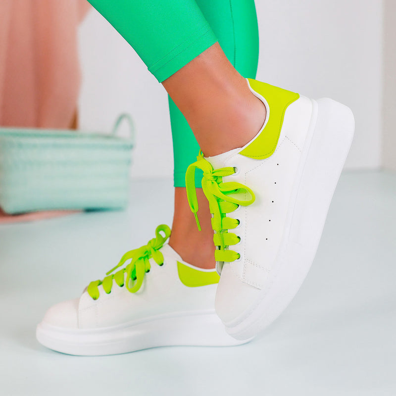 Pantofi sport Ferry - White/Green