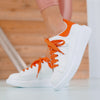 Pantofi sport Ferry - White/Orange