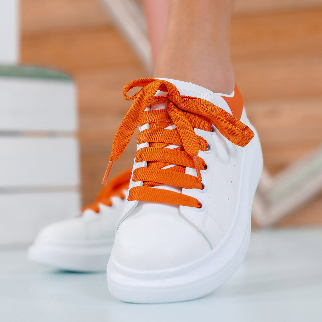 Pantofi sport Ferry - White/Orange