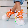 Pantofi sport Feel - White/Orange