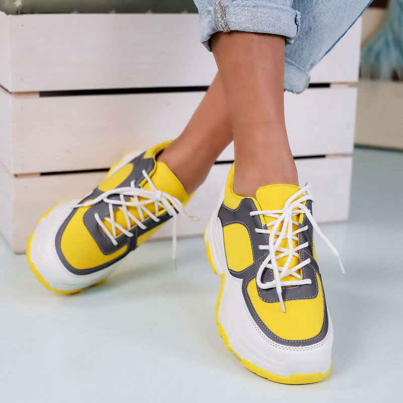 Pantofi sport Rayana - Yellow