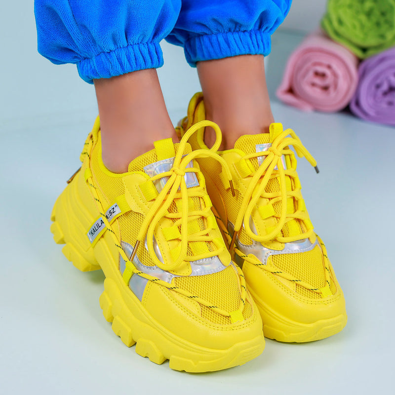 Pantofi sport Raffy - Yellow