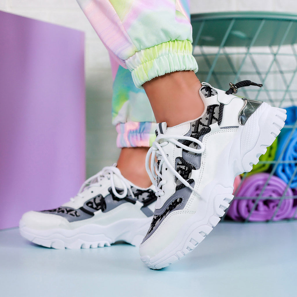 Pantofi sport Aisha - White