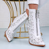 Botine dama Aladia - White