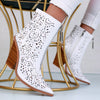 Botine dama Aladia - White