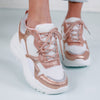 Pantofi sport cu platforma Judit - Pink