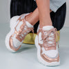Pantofi sport cu platforma Judit - Pink