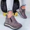 Pantofi sport cu platforma Zelina - Grey