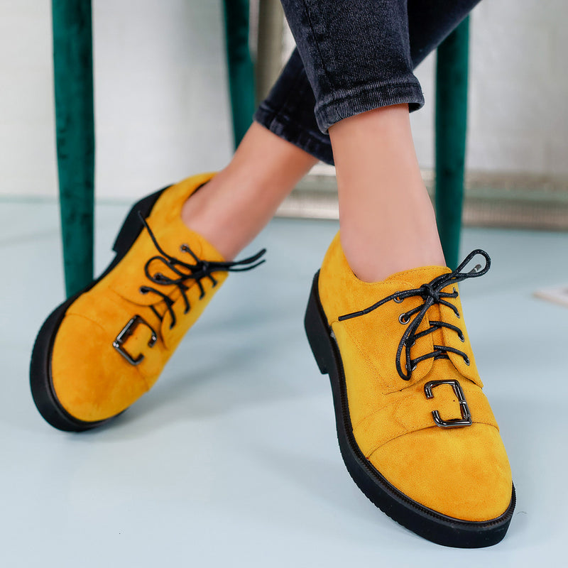 Pantofi dama Emilly - Yellow