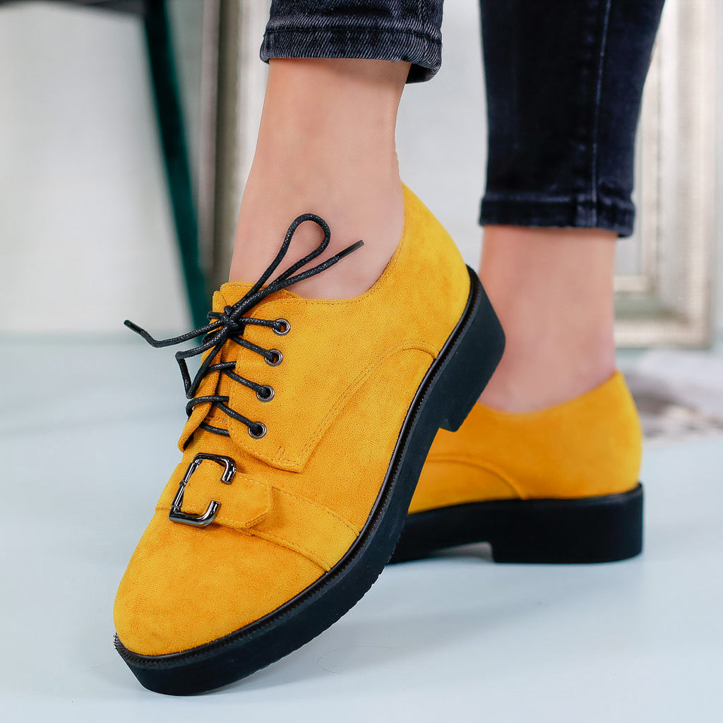 Pantofi dama Emilly - Yellow