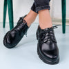 Pantofi dama Martena - Black Leather