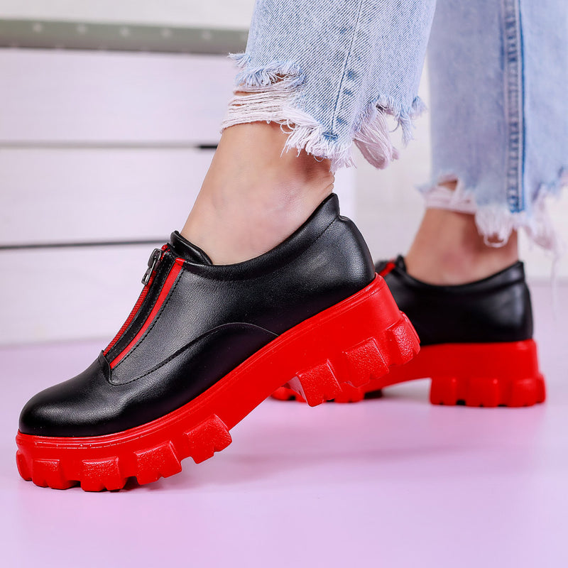 Pantofi casual Vaian - Red