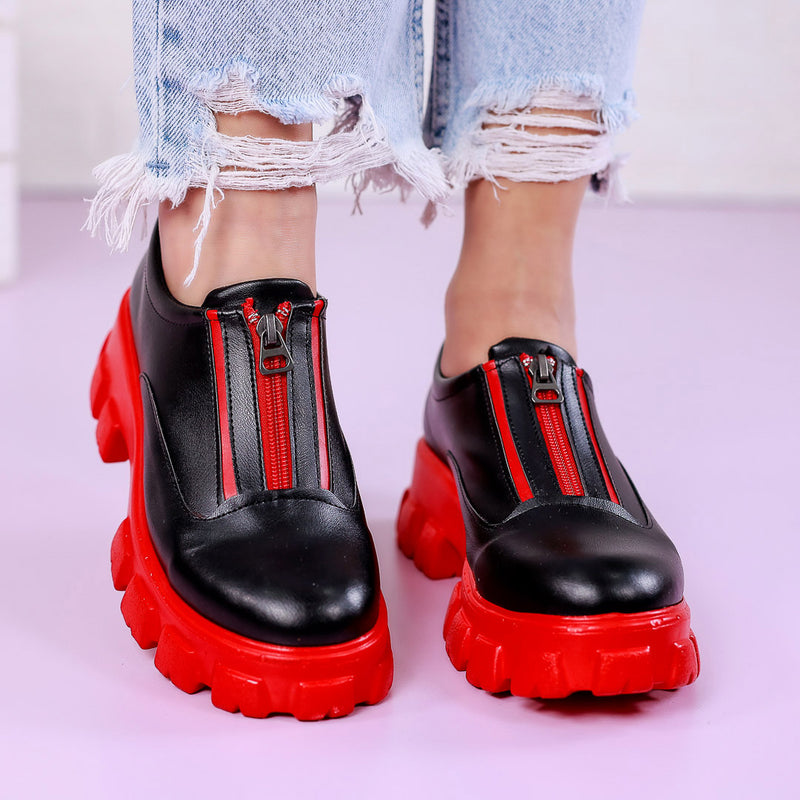 Pantofi casual Vaian - Red