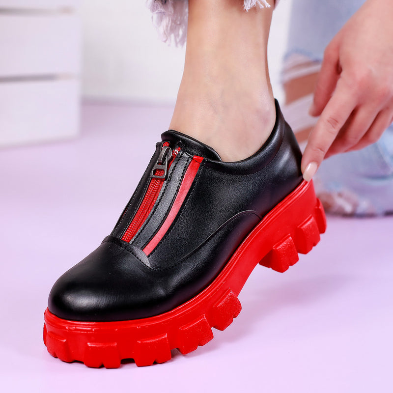 Pantofi casual Vaian - Red